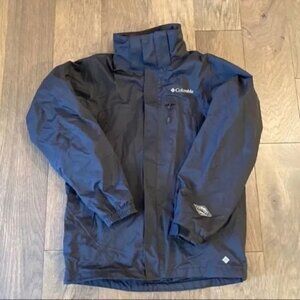 COLUMBIA Omni-Tech Waterproof Jacket Black S EUC